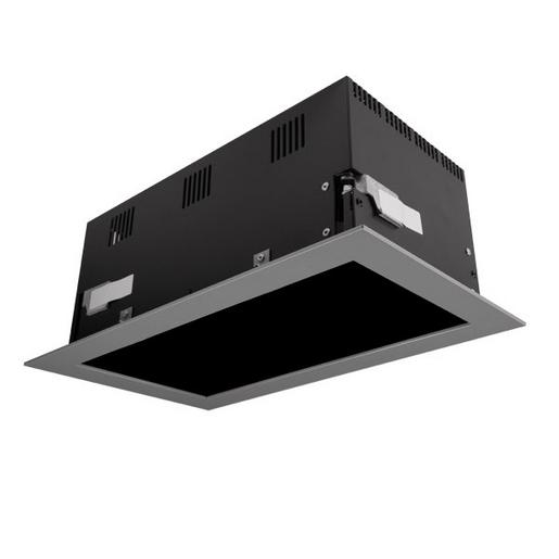 SCER 2.2140 silber Scene 2 Einbaurahmen 2-flammig silber