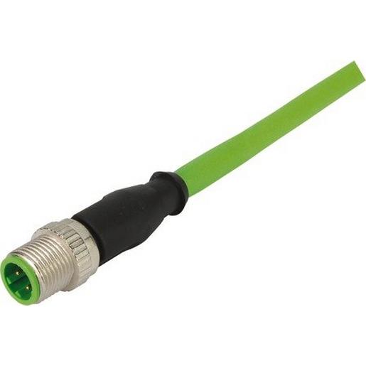 21349200477030 M12 Cable Assembly D-cod st/- m/- 3,0m