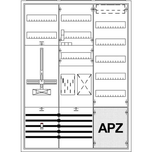 KS783Z KS783Z Komplettschrank, Aufputz mit BKE-