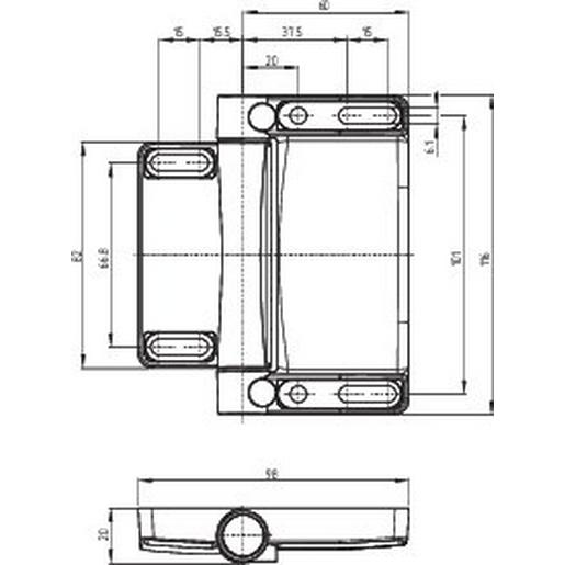 TESK-LA-12ST1 Sicherheitsschalter für drehbare Schutze