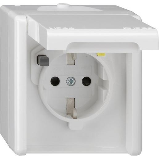 267730 FI-Schutzsteckd. 30 mA KD + SH WG AP Rei