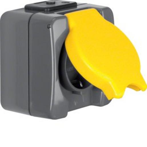 4280 Steckdose SCHUKO AP WSG ISO-P 7