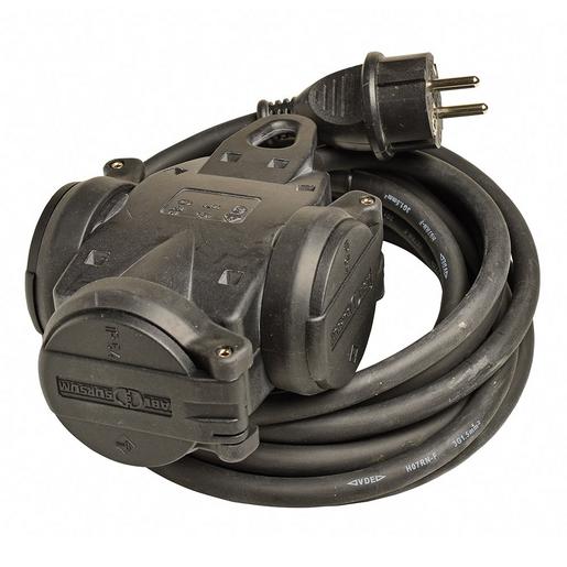 39100301045304 3-fach Verteiler-Steckdose mit 3 Schutzk