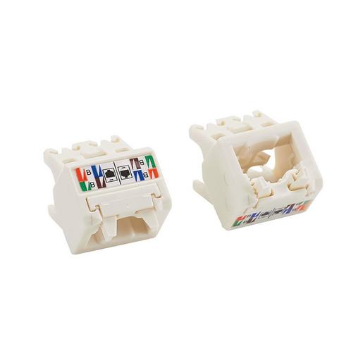 CJUDCAPIW-C MiniCom-Endkappe, Cat. 6, O/U, 45Grad, T