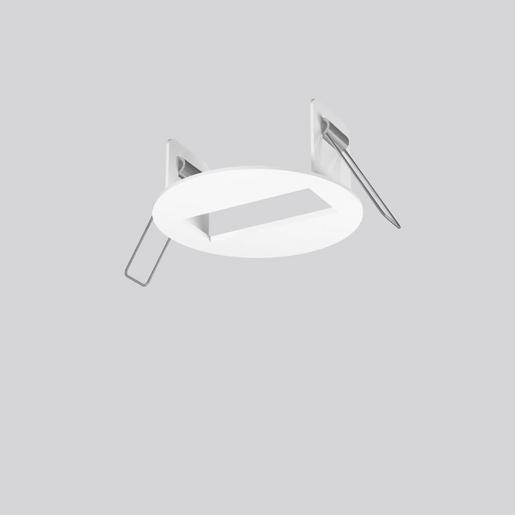 01-8613.002 Einbaugehäuse D 80 H 36 Sichtfarbe: weiß