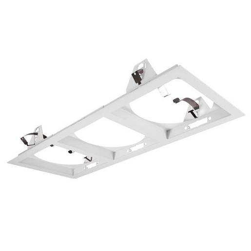 SCER 33.300 weiß Scene 33 Einbaurahmen 3-flammig weiß