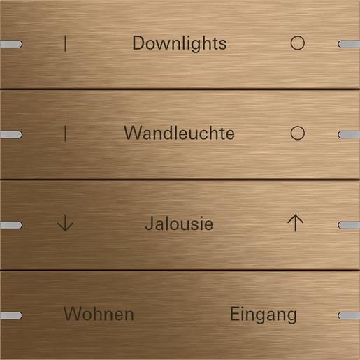 503438 Wippenset 4f indiv. Tastsens.4 TS4 Bronz