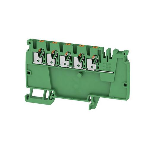 AAP12 2.5 LI GN/OR Klemme, PUSH IN, 2.5 mm²