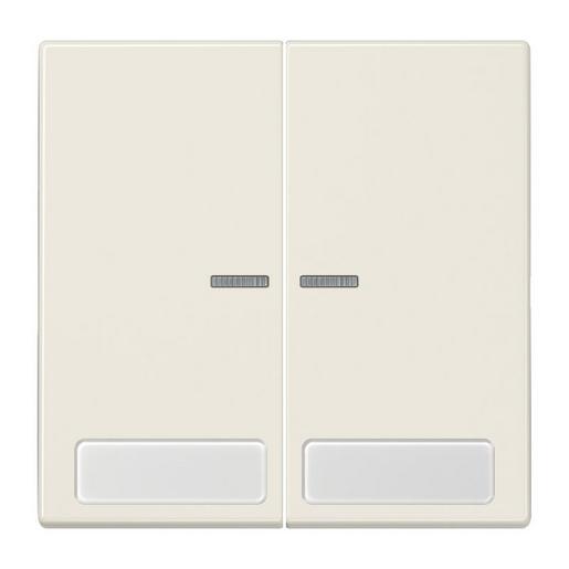 LS 995 NA KO5 Wippe 2fach, mit Lichtleiter, mit Schrif