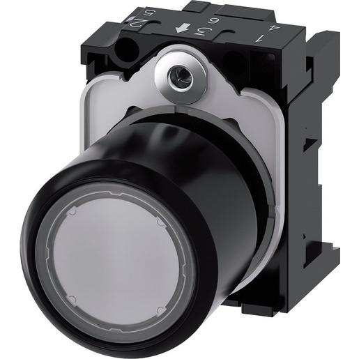 3SU1201-0EB70-0AA0 Drucktaster, beleuchtet, 22mm, rund, Kun