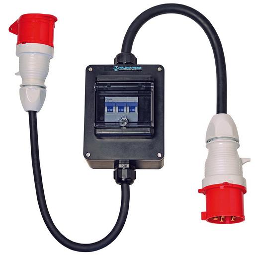 64Z0101 CEE Adapter-Leitung UniBox aus Vollgummi