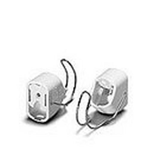 102407 Halter für T-R Lampen, PC, weiß