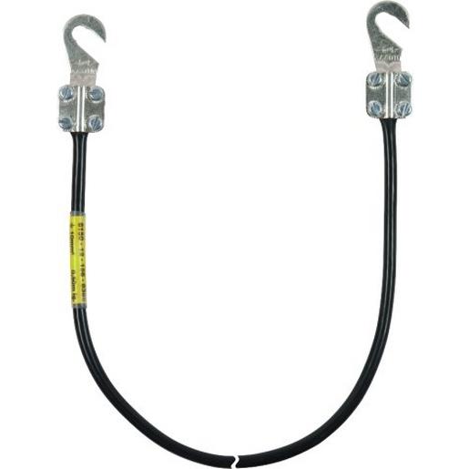 EL16 L0.55M 2KSO 8.10 Erdungsleitung 16mm²/L 0,5m schw. m.2 Ka