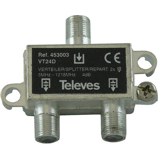 VT24D 2-fach Verteiler 5-1218 MHz VD: 4 dB