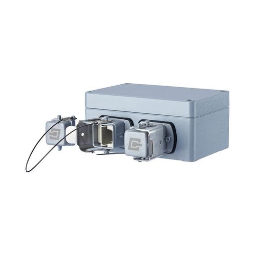 1401060320ME E-DAT Industry IP67 V5 2 Port Metall Auf