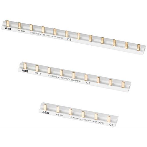 PS1/57/6 PS1/57/6 Phasenschiene 1Ph.,57Pins,6qmm