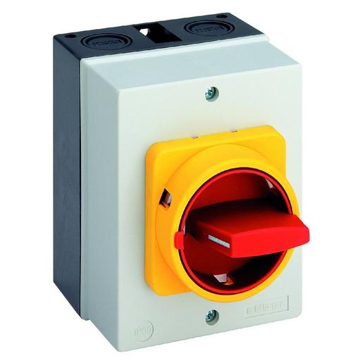 H216-41300-700M4 Haupt-/Notausschalter 20A Haupt-/Notausschalter im Gehäuse 3-po