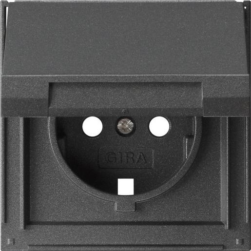 092267 Abd. SCHUKO-Steckd. KD Gira TX_44 Anthra