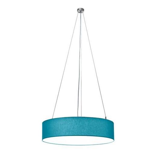 58268234 Pendelleuchte chrom, mit Schirm türkis b
