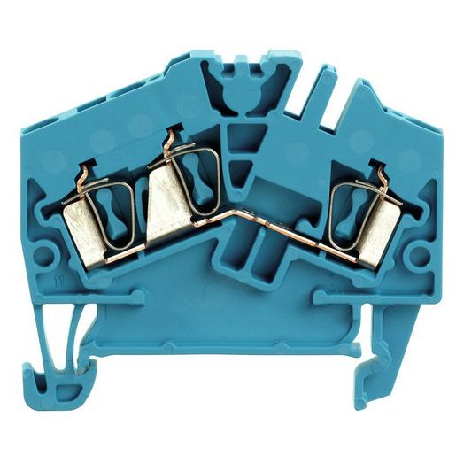 ZDU 2.5-2/3AN BL Klemme, Zugfederanschluss, 2.5 mm²