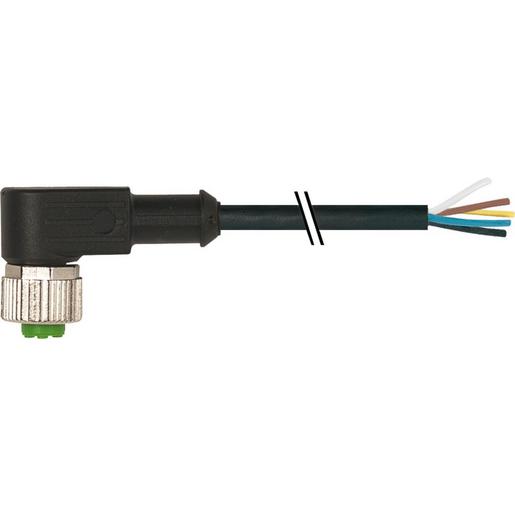 7000-12361-7321000 M12 Bu. 90° A-kod. freies Ltg-ende