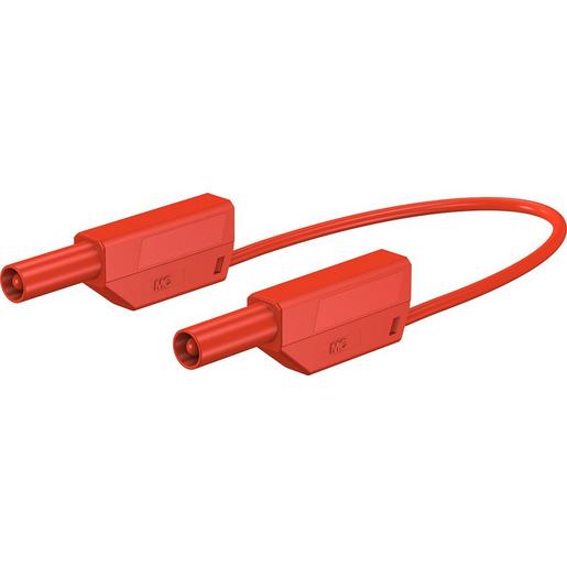 SLK425-E/N 4mm Sicherheits-Messleitung 100cm rot
