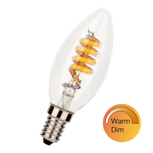 145468 SPIRALED WarmDim C35 E14 3.3W (21W) 200l