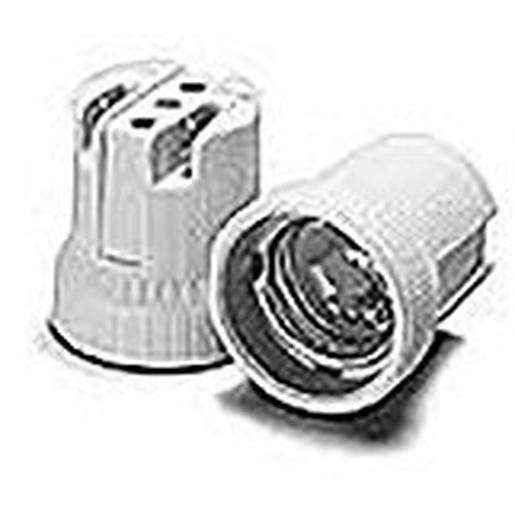 102577 Fassung, E27, Porzellan, weiß