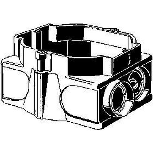 1065-00 Unterputz Gerätedose mit Doppelstutzen