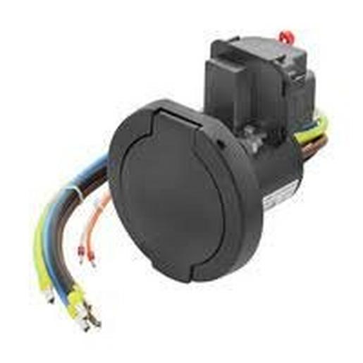 COMP-T-T2-S-F-32/3-B-WHP Steckbuchse, Typ 2, IP55 mit Schutzkappe