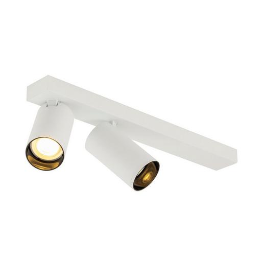 KAMI CL double long QPAR51 weiß/schwarz KAMI, Deckenaufbauleuchte, double, long,