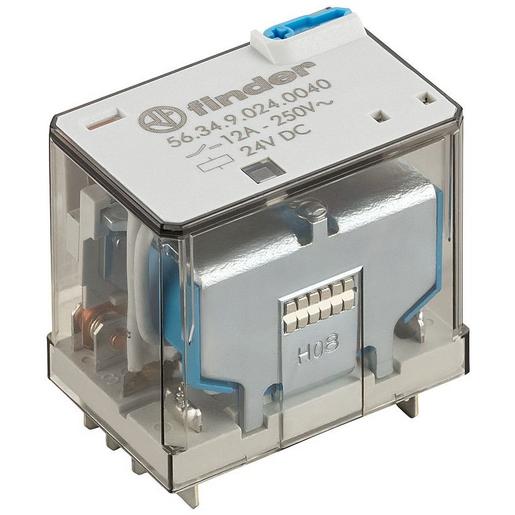 56.34.9.024.0040 Relais mit Steckanschlüssen, 4 Wechsler