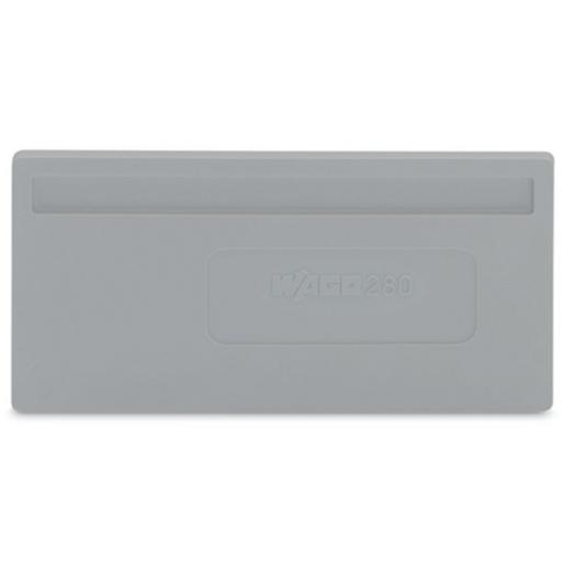 280-310 Trennwand2 mm dicküberstehendgrau