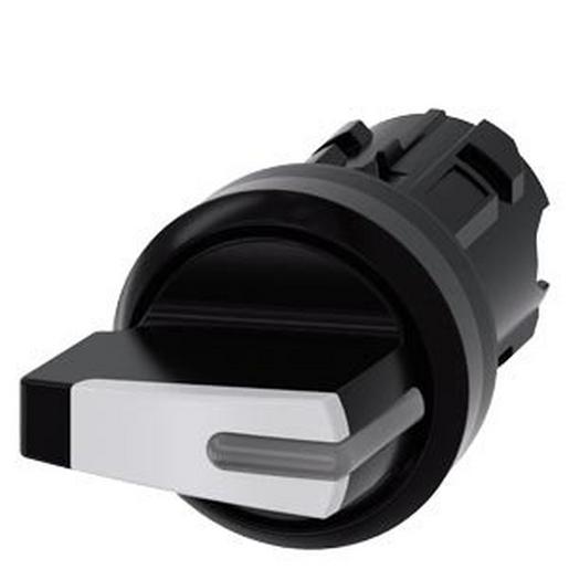 3SU1002-2FM60-0AA0 Knebelschalter, kurz, beleuchtbar, 22 mm