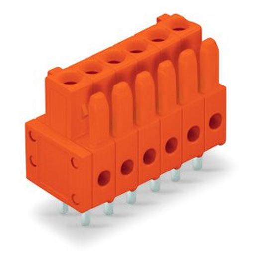 734-510 THT-FederleistegeradeRastermaß 3,81 mm