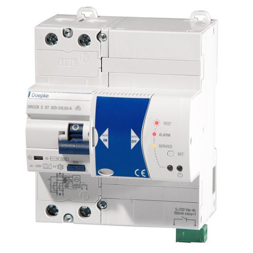 DRCCB 5 ST 025-2/0,03-A Doepke FI-Schutzschalter 2p, 25 A, 0.03