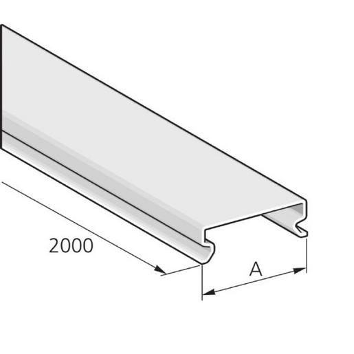 PIK D 60 Deckel Inst.-Kanal 2000mm lang