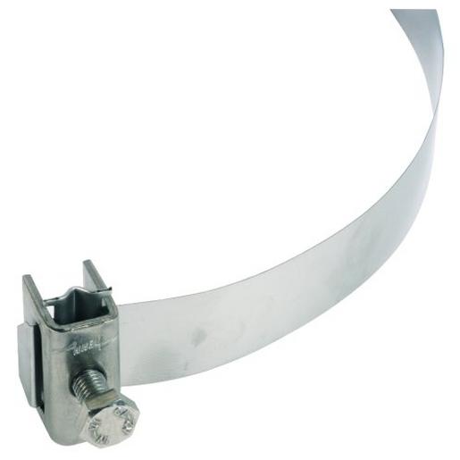 BRS SPB25 50.300 V2A Band-Rohrschelle B 25mm NIRO f. Rohre D