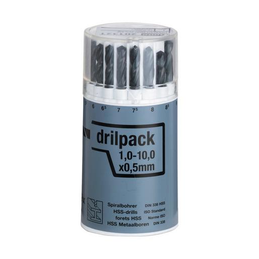 201320 Spiralbohrer-Sortiment, HSS-R, 19-teilig