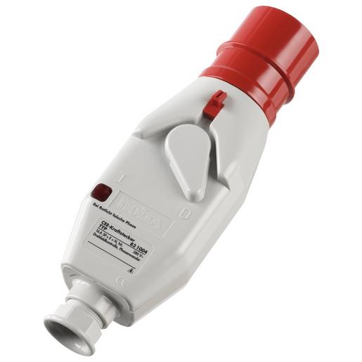 83 1504 Kraftstecker CEE 32 A, 3P+E+N 400 V mit