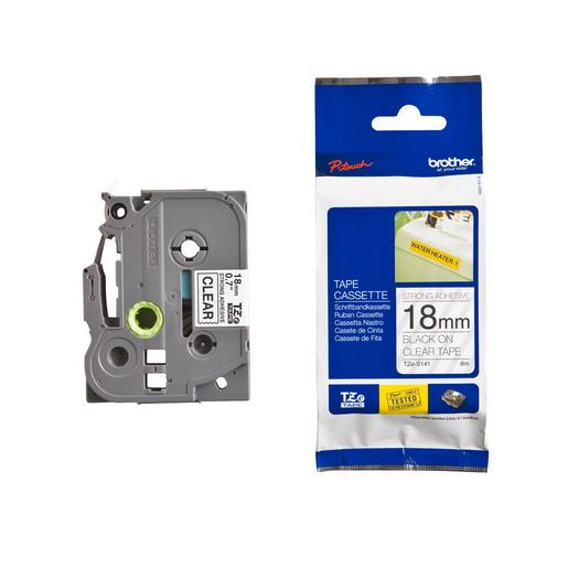 TZeS141 Schriftbandkassette, TZe, perm., lam., 1