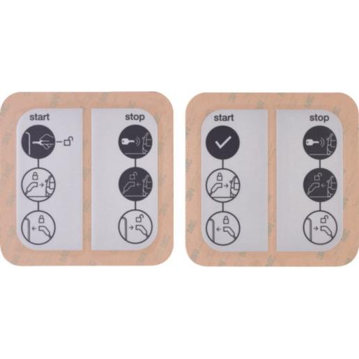 XEVA300 Sticker für witty mit Schlüsselschalter