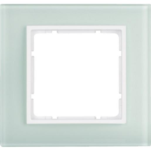 10116909 Rahmen 1fach B.7 Glas polarweiß