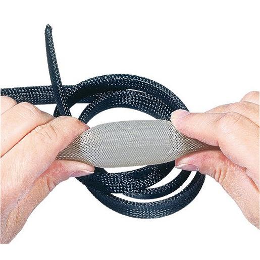 06240406010 Geflechtschlauch Pliosil PET10 (10m)BK B