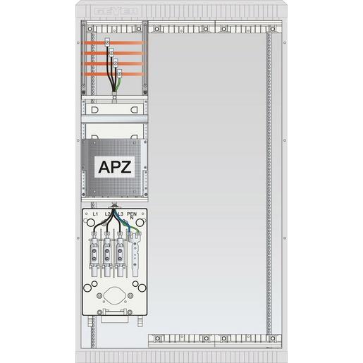 SZ131AL0402 Zähleranschlussschrank SAS, APZ, 4pol 2x