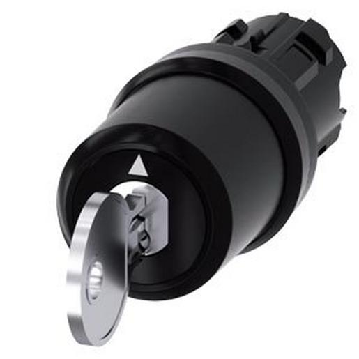 3SU1000-5HJ01-0AA0 Schlüsselschalter Siemens, 22 mm, rund,