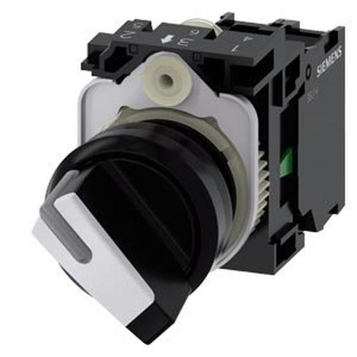 3SU1103-2BF64-1BA0 Knebelschalter, beleuchtbar, 22 mm, rund