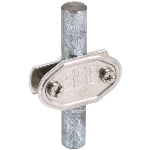 NS 16 7SEG AL Nummernschild m. Prägung, AL f. Rd 16 mm