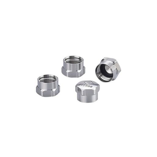 Protective cap male M12 V4A 4pcs. Verschlusskappe, M12 x 1 mm