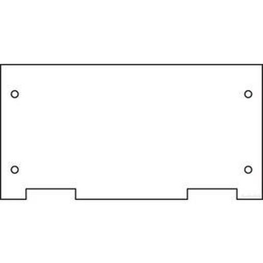 9466587 PVC-Bodenplatte X00 (f. Kasten X mit Soc